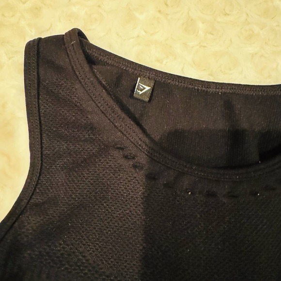 GYMSHARK FLAWLESS KNIT SPORTS BRA BLACK Small - Picture 10 of 10